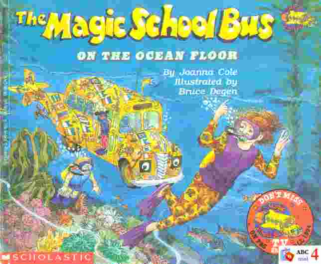The magic school bus on the ocean floor 封面